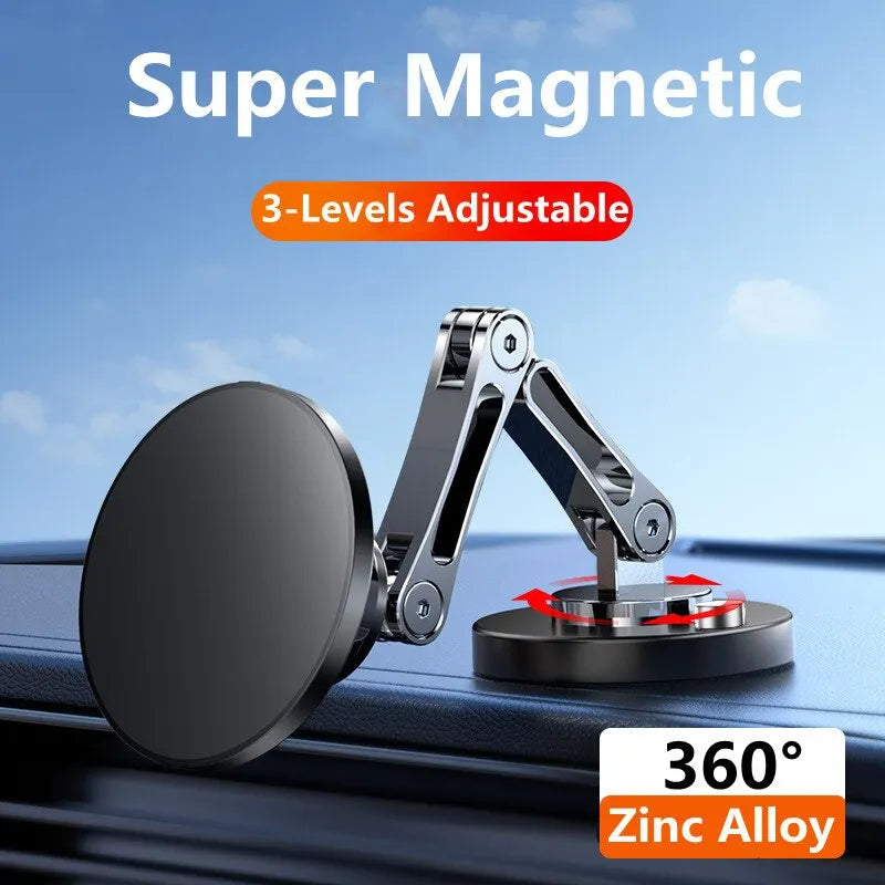 Magnetic Car Phone Holder Stand – Dashboard Mount for Smartphones