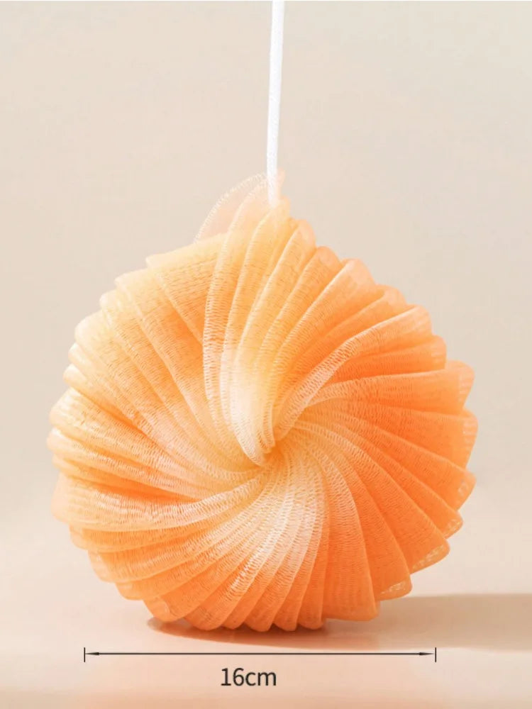 2pcs Shower Mesh Foaming Sponge Balls – Exfoliating Body Scrub and Bath Bubble Ball