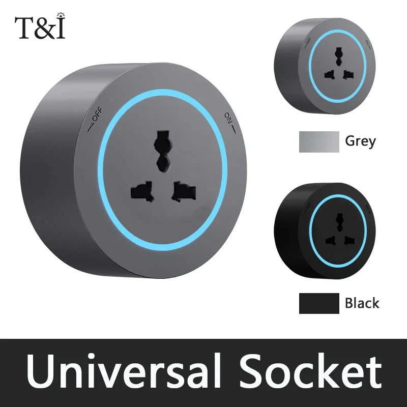 Wall Power Rail Socket – Kitchen Aluminum Expansion Socket