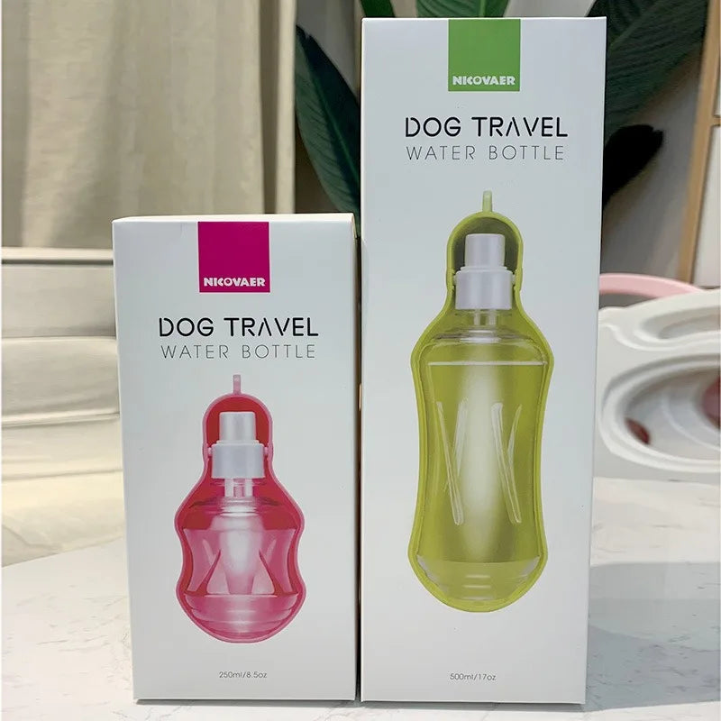 Portable Dog Water Bottle with Built-in Dispenser – Ideal Pet Hydration Solution for Outdoor Adventures | Travel Companion for All Dog Breeds