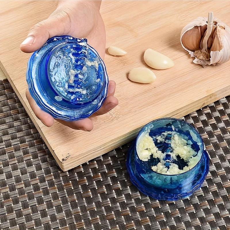 Manual Garlic Press Grinder – Efficient Handheld Garlic Masher | Electric-Free Kitchen Tool