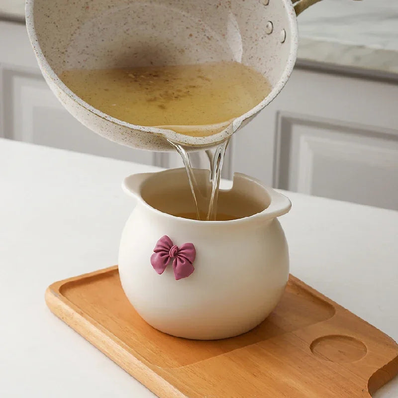 Ceramic Seasoning Pot Container – Elegant Sugar Bowl, Salt Pot, and Tea Pot with Lid and Spoon