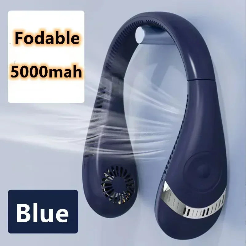 Hanging Neck Fan – Portable Air Conditioner with Type-C USB Rechargeable Air Cooler