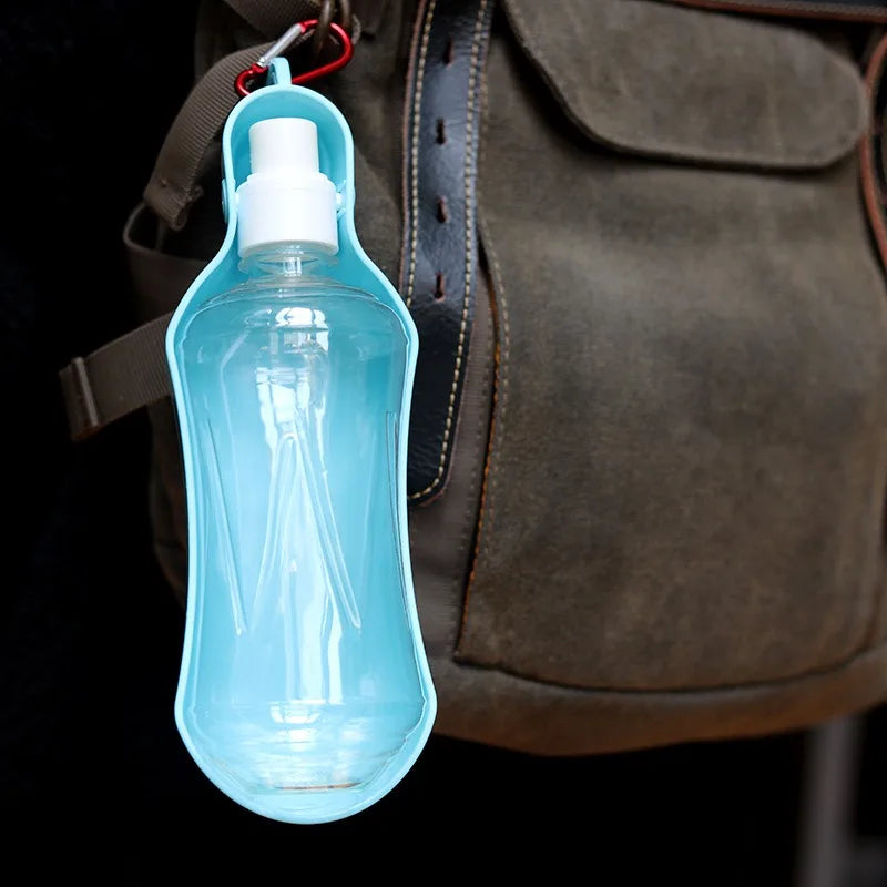 Portable Dog Water Bottle with Built-in Dispenser – Ideal Pet Hydration Solution for Outdoor Adventures | Travel Companion for All Dog Breeds