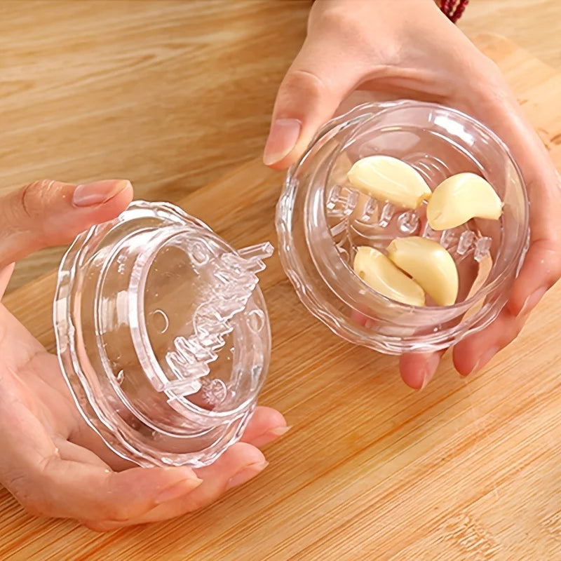 Manual Garlic Press Grinder – Efficient Handheld Garlic Masher | Electric-Free Kitchen Tool
