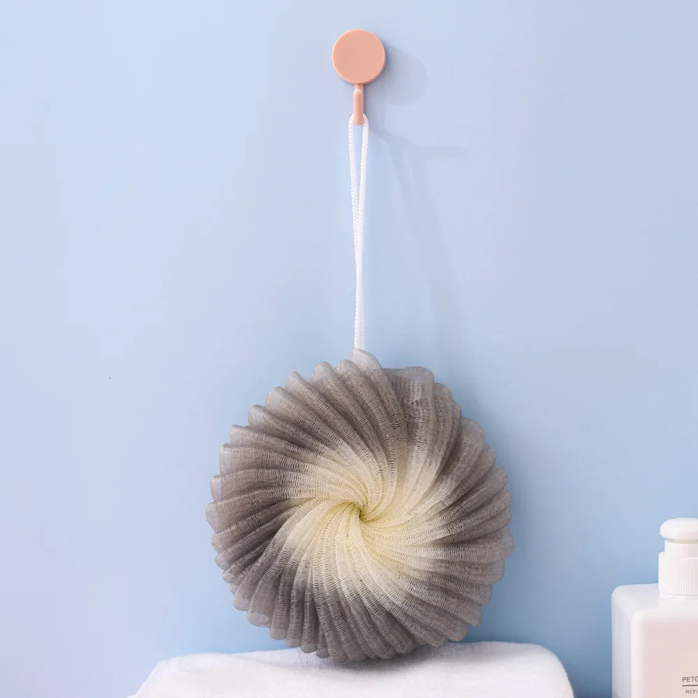 2pcs Shower Mesh Foaming Sponge Balls – Exfoliating Body Scrub and Bath Bubble Ball