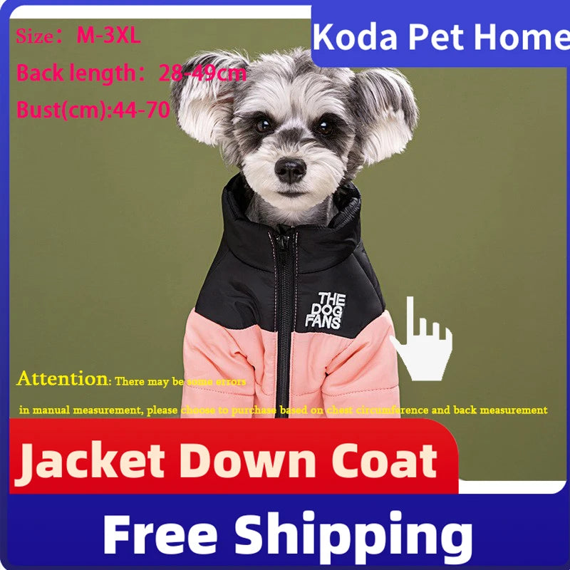 Luxury Fashion Dog Jacket – Autumn and Winter Pet Clothing