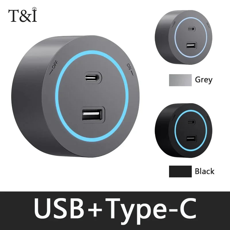 Wall Power Rail Socket – Kitchen Aluminum Expansion Socket