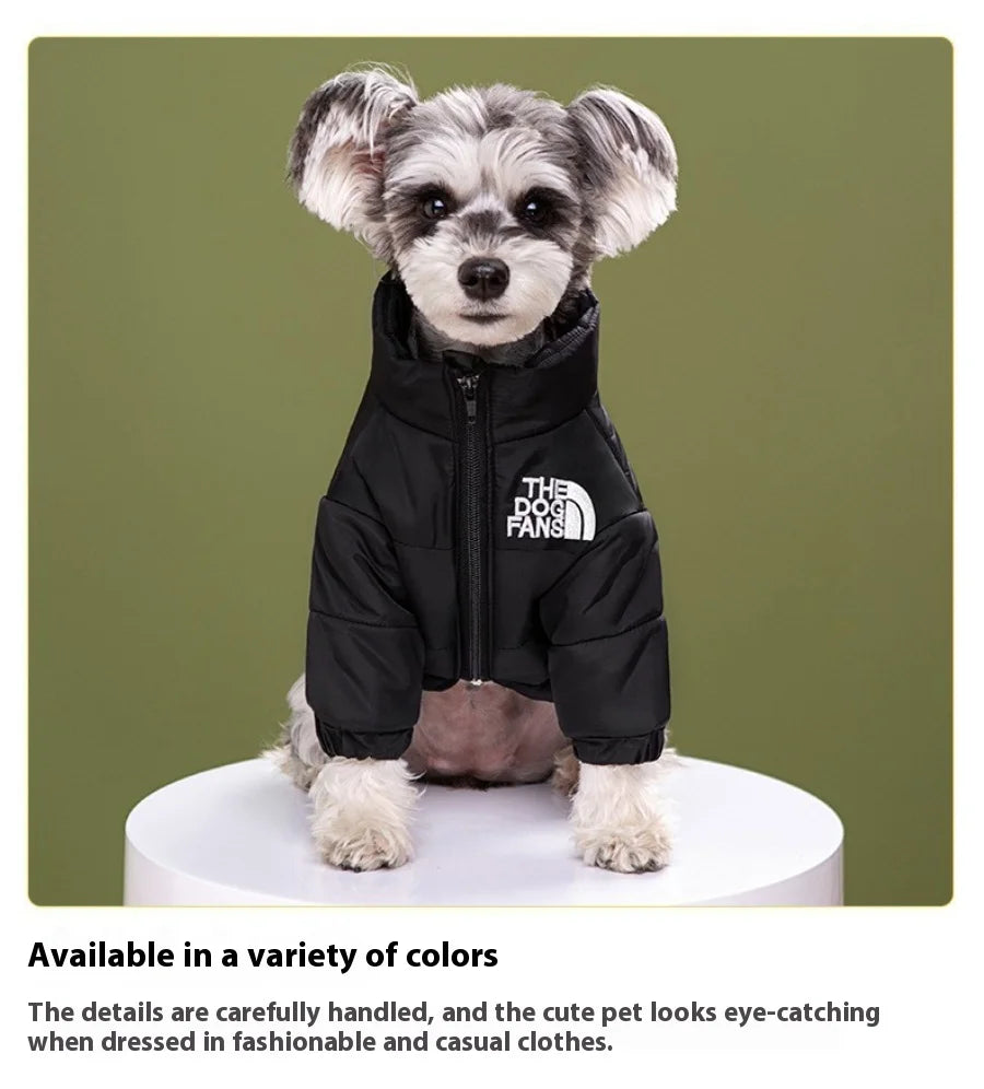 Luxury Fashion Dog Jacket – Autumn and Winter Pet Clothing