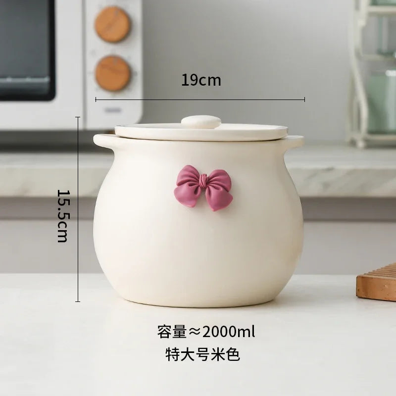Ceramic Seasoning Pot Container – Elegant Sugar Bowl, Salt Pot, and Tea Pot with Lid and Spoon