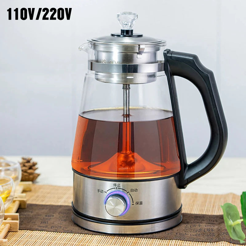 1600W Electric Kettle – Automatic Steam Spray Teapot, Multifunctional Glass Health Pot