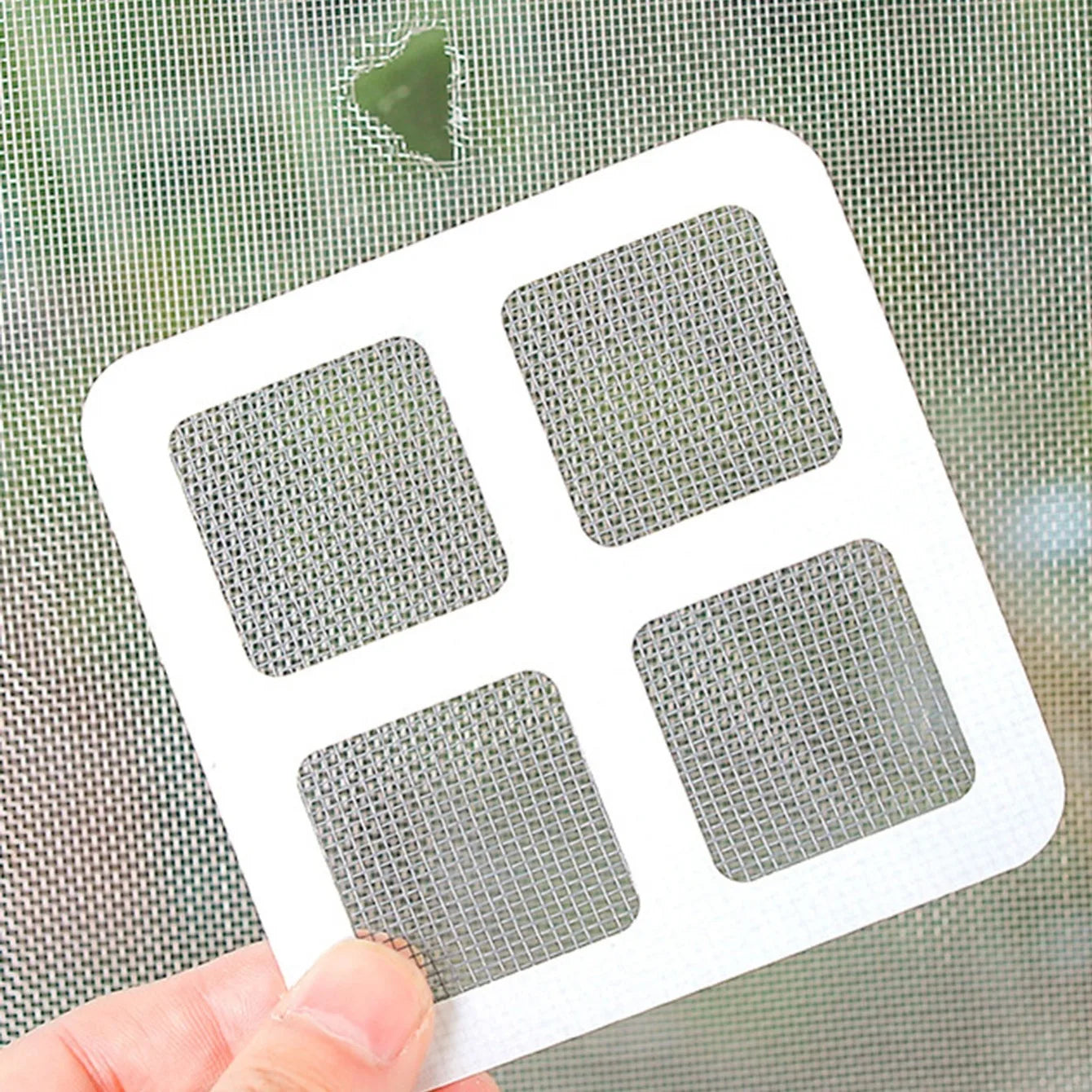 Easy Fix Self-Adhesive Window Screen Repair Tape – Invisible Mesh Patches for Doors & Windows | 6-Pack Value Set