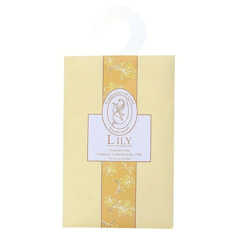 Set of 5 Hanging Wardrobe Incense Sachets – Anti-Mold, Anti-Insect Deodorizing Aromatherapy Bags for Fresh Closets