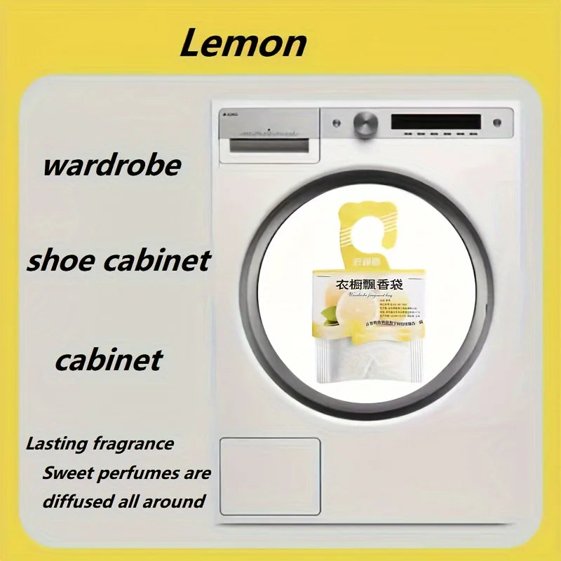 Hanging Wardrobe Fragrance Bags – Long-Lasting Floral Scent Sachets for Closets | Deodorizing, Anti-Mold Air Fresheners