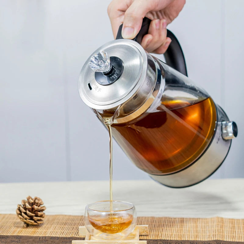 1600W Electric Kettle – Automatic Steam Spray Teapot, Multifunctional Glass Health Pot