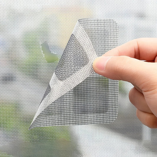 Easy Fix Self-Adhesive Window Screen Repair Tape – Invisible Mesh Patches for Doors & Windows | 6-Pack Value Set