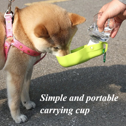 Portable Dog Water Bottle with Built-in Dispenser – Ideal Pet Hydration Solution for Outdoor Adventures | Travel Companion for All Dog Breeds