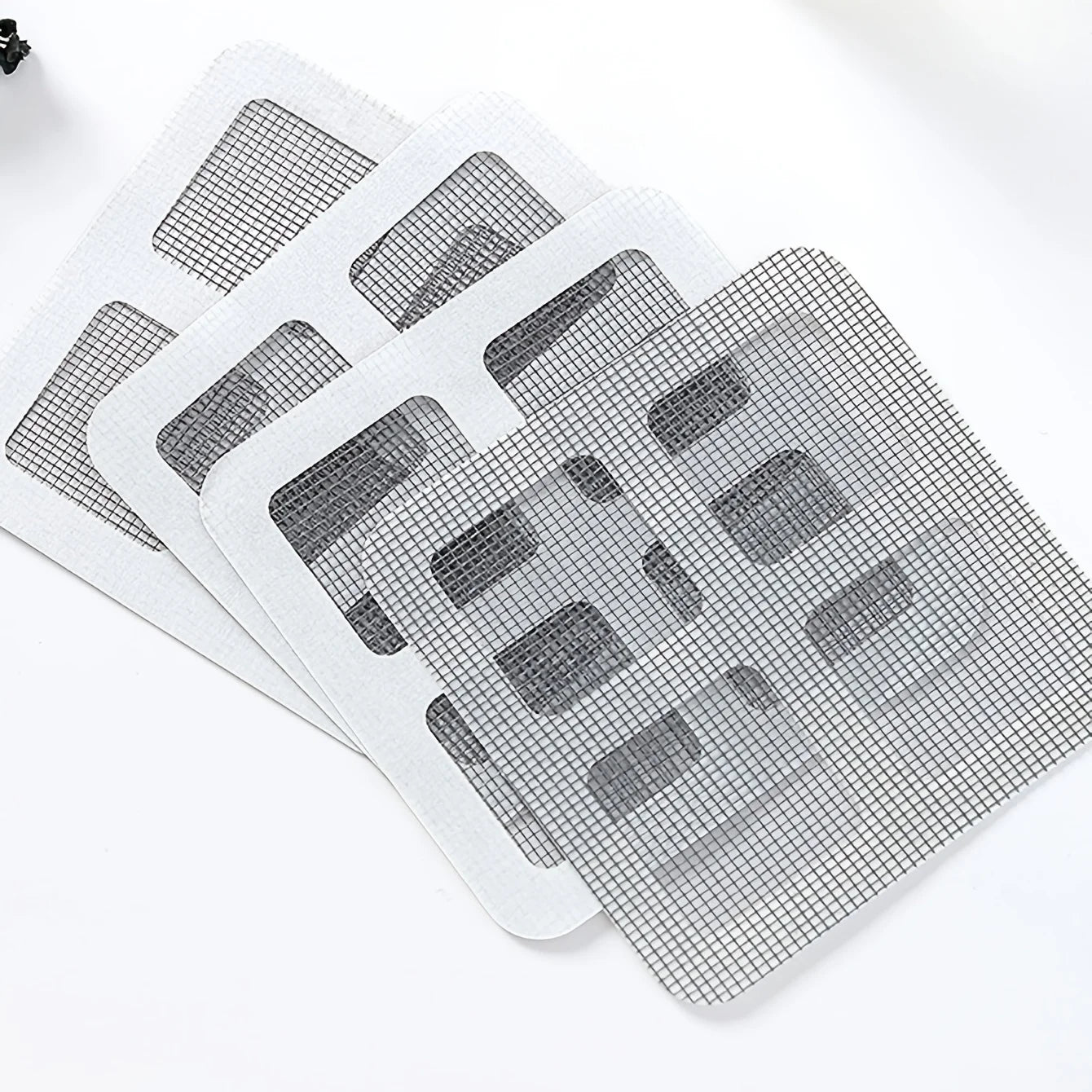 Easy Fix Self-Adhesive Window Screen Repair Tape – Invisible Mesh Patches for Doors & Windows | 6-Pack Value Set