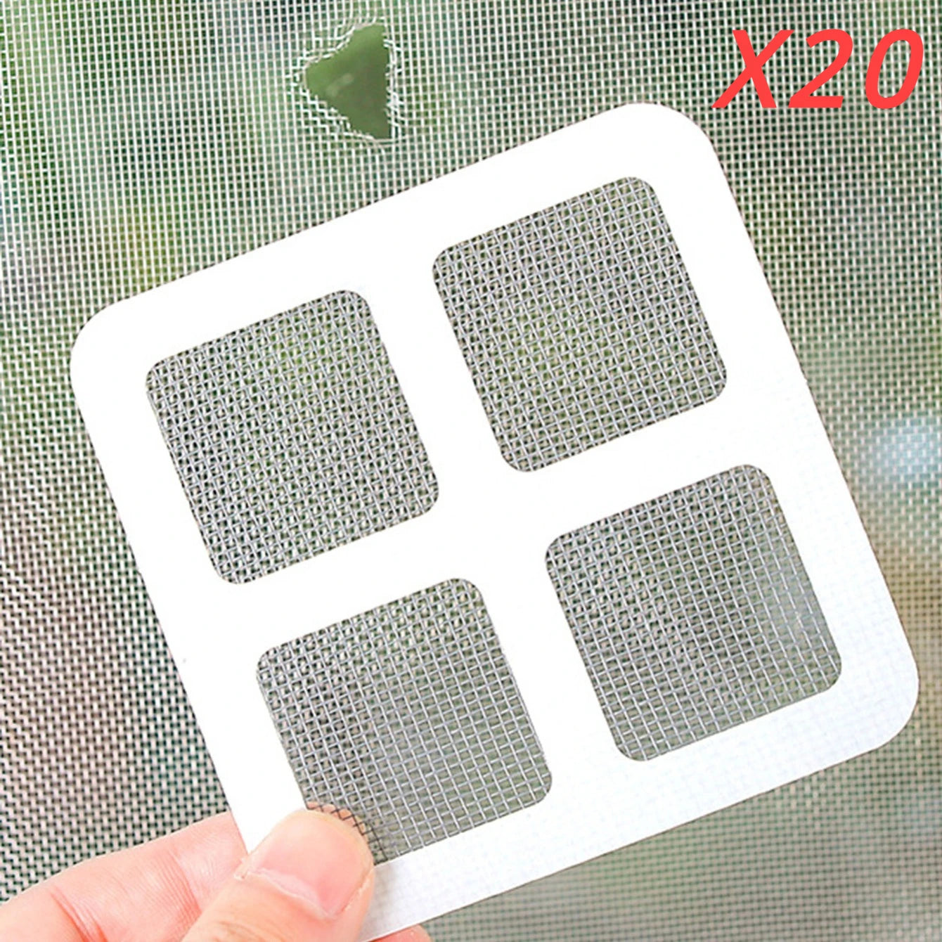 Easy Fix Self-Adhesive Window Screen Repair Tape – Invisible Mesh Patches for Doors & Windows | 6-Pack Value Set