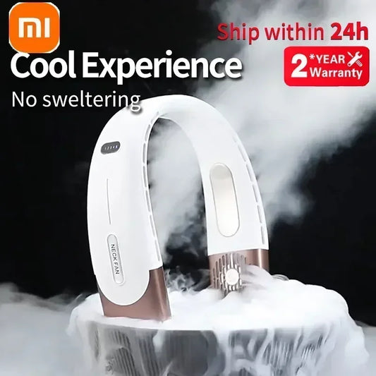 Hanging Neck Fan – Portable Air Conditioner with Type-C USB Rechargeable Air Cooler